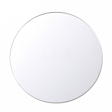 PVC Flat Round Shape Mirror DIY-E043-02