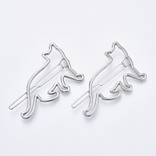 Alloy Hollow Geometric Hair Pin PHAR-N005-016P