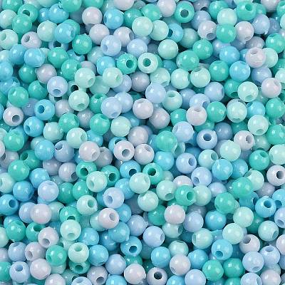 Opaque Acrylic Beads OACR-H118-07A-04-1
