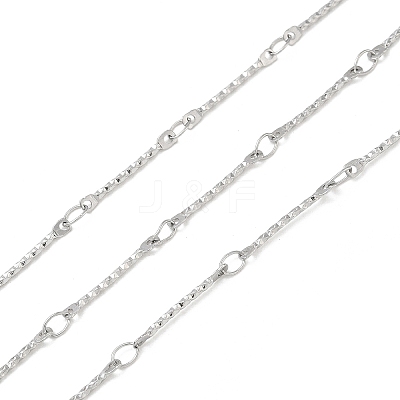 Rack Plating 304 Stainless Steel Bar Link Chain CHS-N009-05P-1