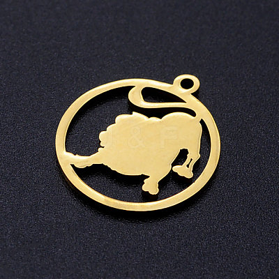 201 Stainless Steel Pendants STAS-S105-JN363-5-1