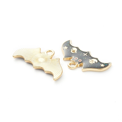 Alloy Enamel Pendants ENAM-M044-04LG-1