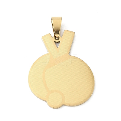 Sports 201 Stainless Steel Laser Cut Pendants STAS-P428-14G-02-1