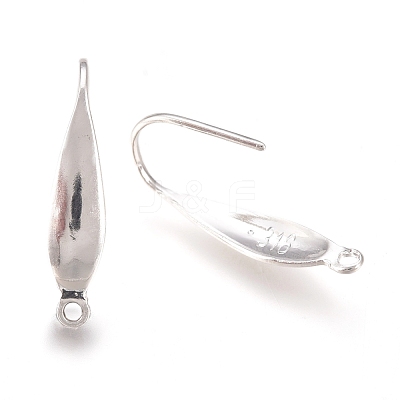 316 Surgical Stainless Steel Earring Hooks STAS-P166-10S-1