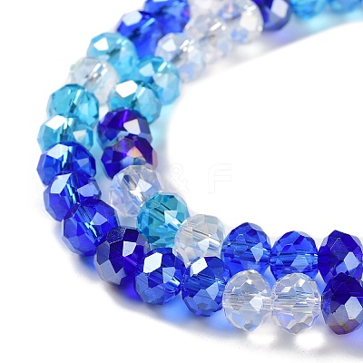 Glass Beads Strands EGLA-A034-M8mm-25-1