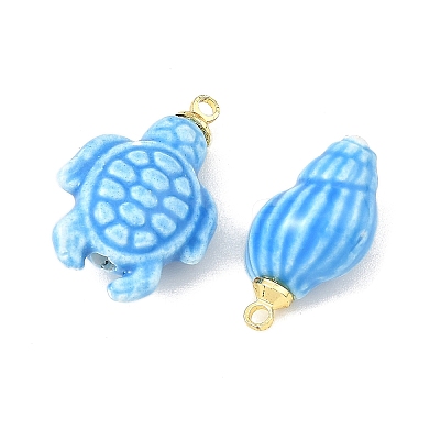 Handmade Porcelain Pendants PALLOY-JF06054-1