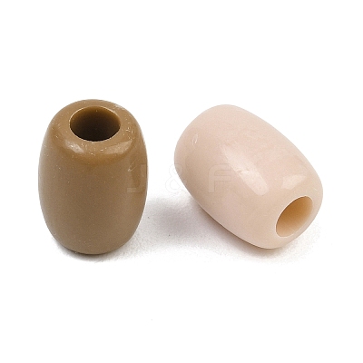 Opaque Acrylic European Beads AC-CBA1794-03-1