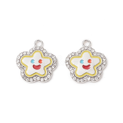 Alloy Enamel Pendants FIND-A029-04P-02-1