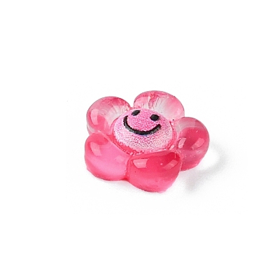 Translucent Resin Cabochons RESI-E039-01G-1