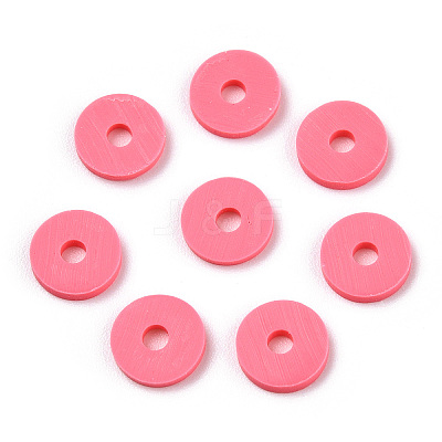 Handmade Polymer Clay Beads CLAY-R067-6.0mm-B25-1
