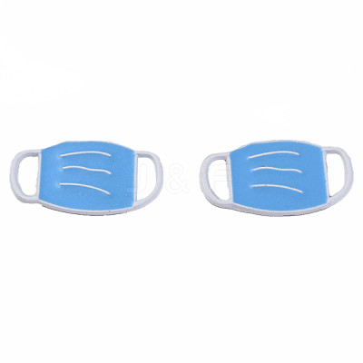 Spray Painted Alloy Enamel Connector Charms PALLOY-N160-86-1