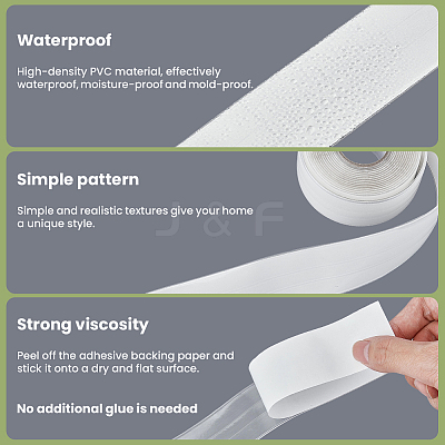3.2M Waterproof PVC Self Adhesive Stickers Put up a Window Sill DIY-GF0013-23B-1