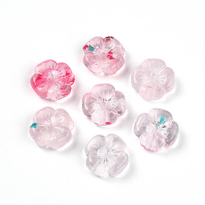 Transparent Acrylic Beads TACR-T028-40C-1
