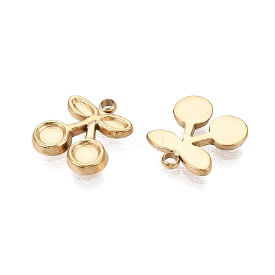 304 Stainless Steel Charms STAS-N125-25H-G-1