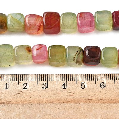 Natural Dragon Veins Agate Beads Strands G-G177-E12-05-1