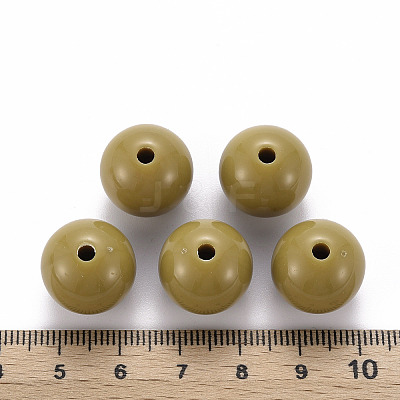 Opaque Acrylic Beads MACR-S370-C16mm-29-1
