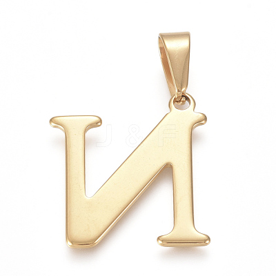 304 Stainless Steel Pendants STAS-F106-95G-N-1