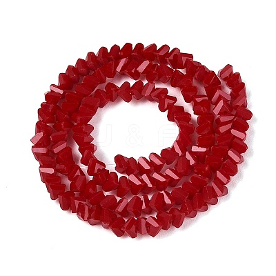 Opaque Glass Beads Strands GLAA-N019-3mm-10-1