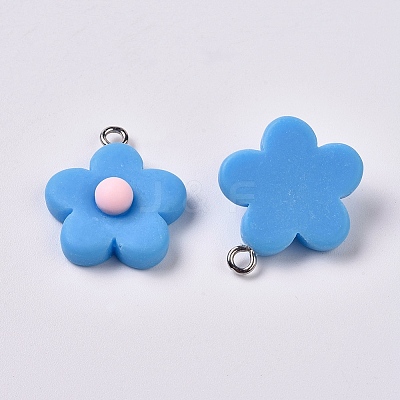 Resin Pendants RESI-TAC0002-13B-1