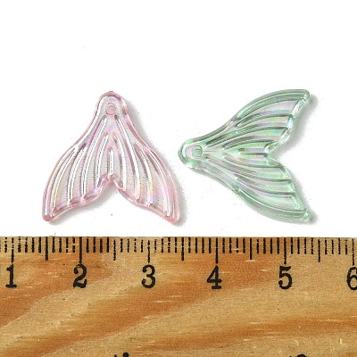 Transparent Acrylic Pendants OACR-O006-04-1