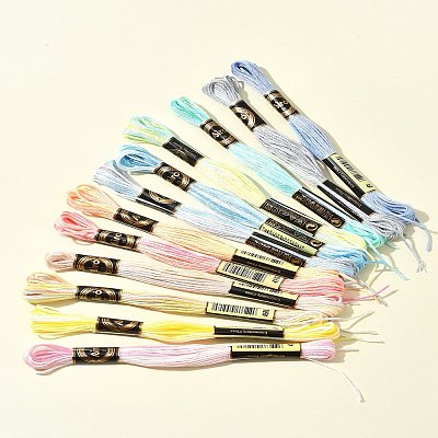 6-Ply Polyester Embroidery Floss OCOR-FZ0001-01B-1