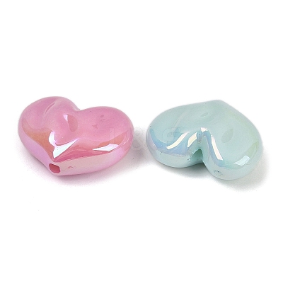 UV Plating Opaque Acrylic Beads MACR-L007-03A-1