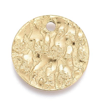 Ion Plating(IP) 304 Stainless Steel Charms X-STAS-M228-C01-G-1