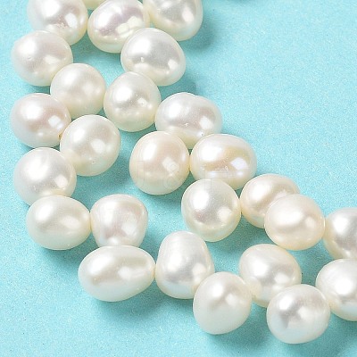 Natural Cultured Freshwater Pearl Beads Strands PEAR-J007-64-1