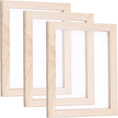 Wooden Paper Making DIY-WH0171-49C-1