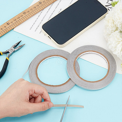 Conductive Fiberglass Fabric Adhesive Tape AJEW-WH0039-47A-1