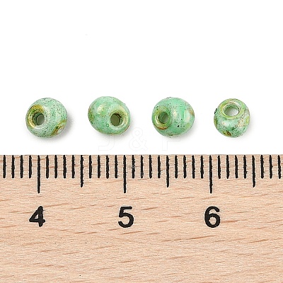 Picasso Glass Seed Beads SEED-Q038-03G-1