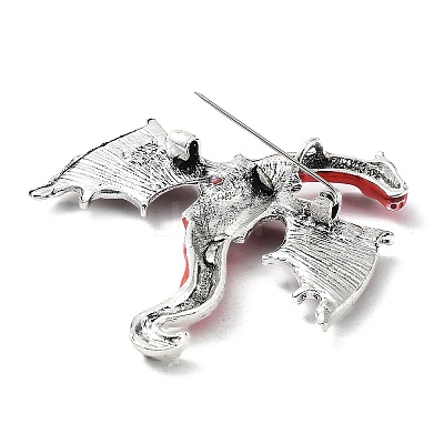 Dragon Alloy Brooch JEWB-K018-13AS-01-1