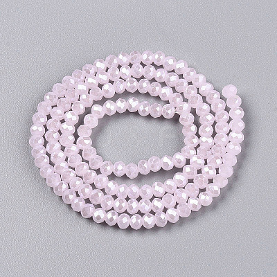Electroplate Glass Beads Strands EGLA-A044-J2mm-A02-1