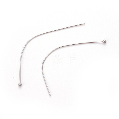 Tarnish Resistant 304 Stainless Steel Ball Head Pins X-STAS-E452-01P-A-1