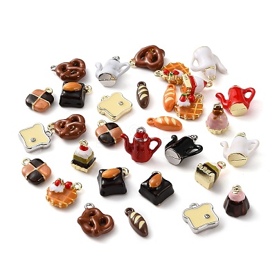 Alloy Enamel Pendants AL-CBA3844-01-1