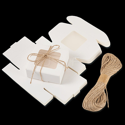 Foldable Paper Mailer Boxes with Window CON-TA0001-32B-1