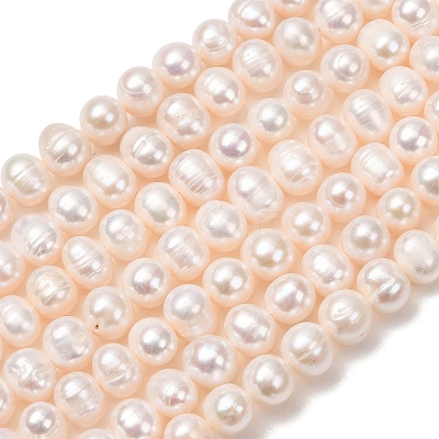 Natural Cultured Freshwater Pearl Beads Strands PA-CBABE82-15D-1