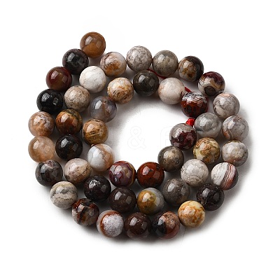 Natural Mexico Crazy Agate Beads Strands X-G-L615-A01-02-1