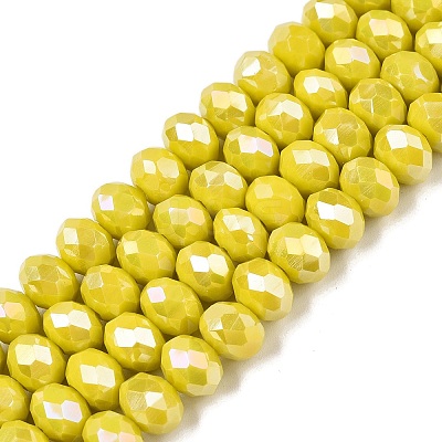 Electroplate Glass Beads Strands LS-EGLA-A044-P8mm-B04-1