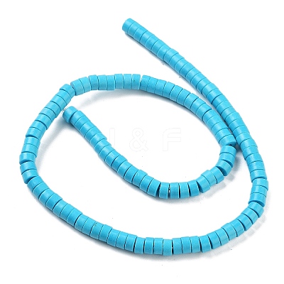 Synthetic Turquoise Beads Strands X-TURQ-G110-6x3mm-06-1