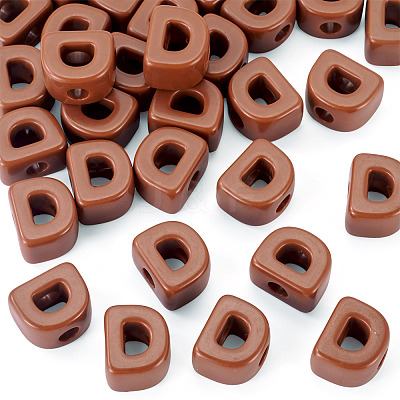 Opaque Acrylic European Beads OACR-TAC0019-006D-1
