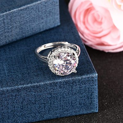 925 Sterling Silver Pave Cubic Zirconia Finger Rings RJEW-C138-01C-02-1