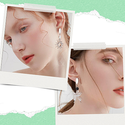304 Stainless Steel Stud Earring STAS-SC0008-69-1
