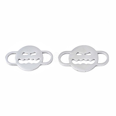 Non-Tarnish Halloween Theme Expression 304 Stainless Steel Links Connectors STAS-N095-069-1
