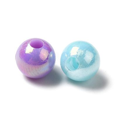 Opaque Acrylic Beads MACR-F074-07-1