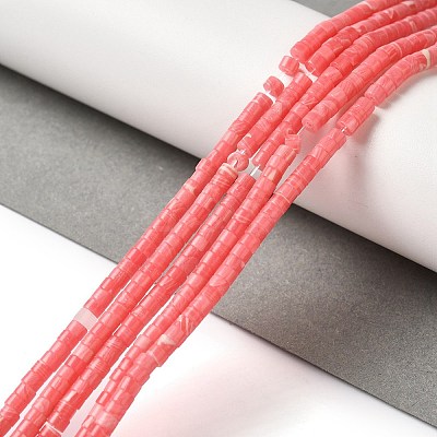 Synthetic Rhodochrosite Beads Strands G-K368-A07-02-1