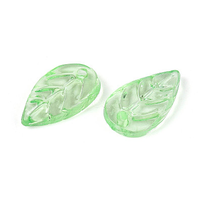 Imitation Jade Acrylic Pendants OACR-T030-27D-1