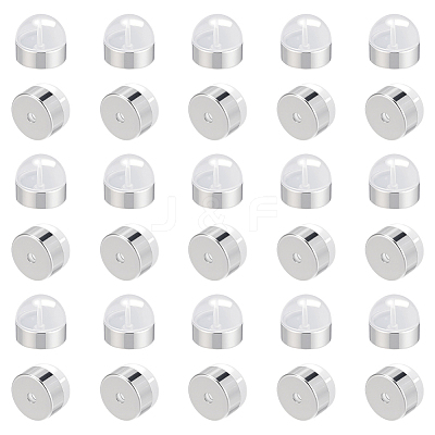 32Pcs Brass Ear Nuts KK-ME0003-62P-1