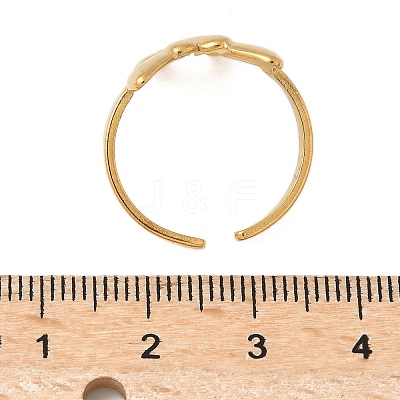304 Stainless Steel Cuff Rings RJEW-P150-10G-1