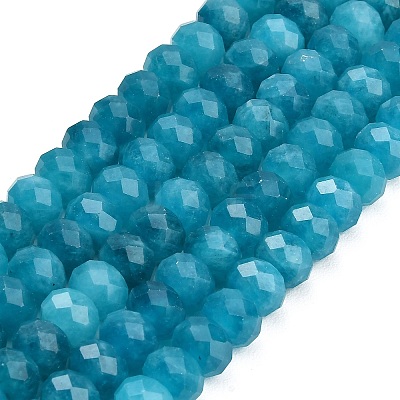Faceted Dyed Natural White Jade Beads Strands GG-CBAE966-01B-N-1